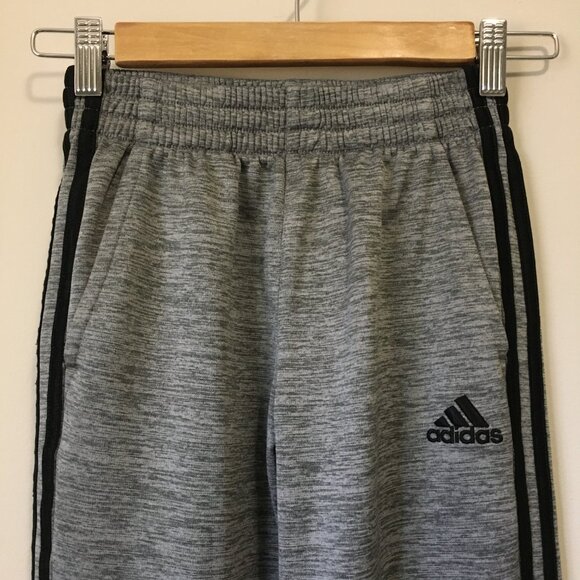 Adidas Boys Side Striped Track Pants Joggers - Picture 3 of 14